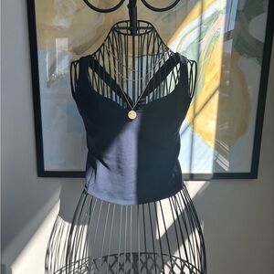 lululemon athletica Navy Strappy V-Neck Camisole